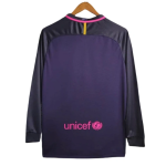 2016-17 Barcelona Retro Long Sleeve Away Football Shirt